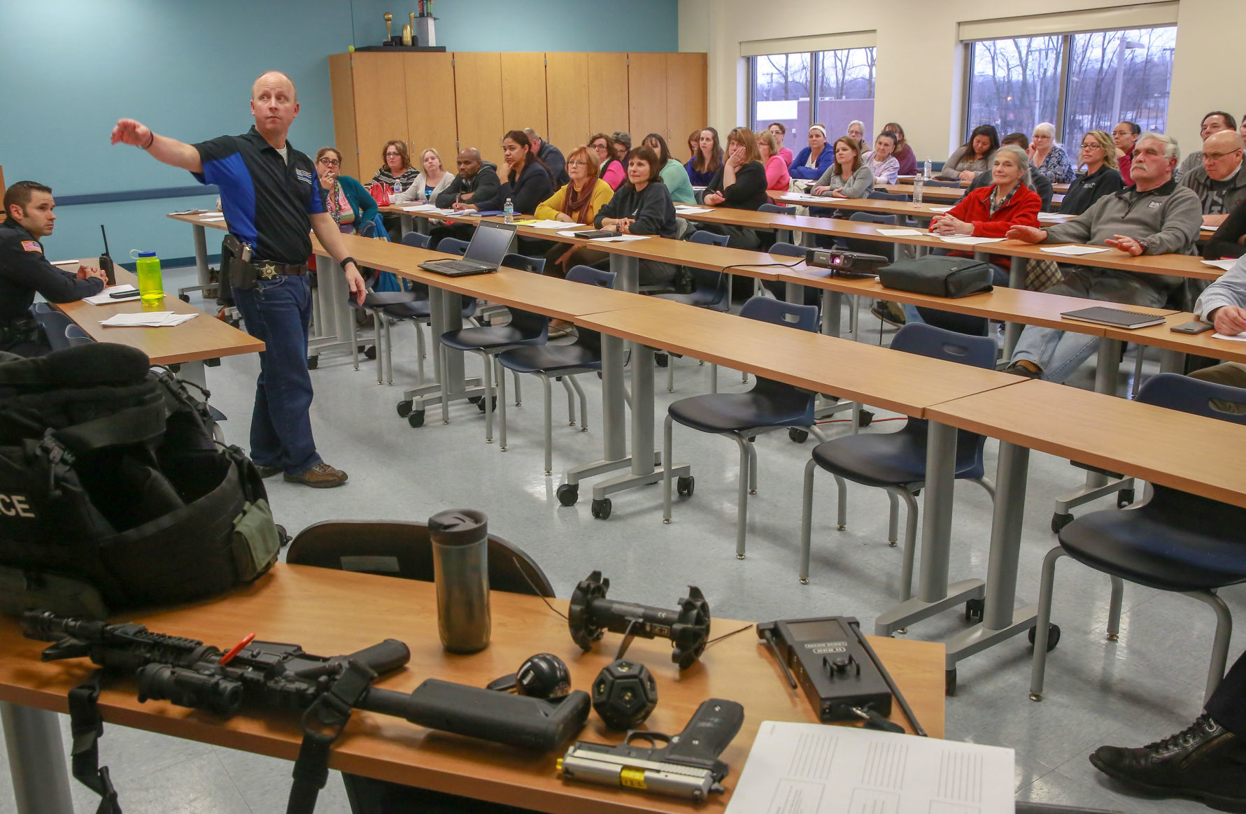'What would you do if?': Teachers, school and office workers, others flocking to active shooter trainings